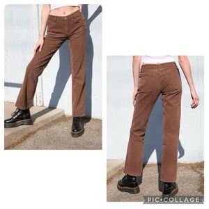 Brandy Melville J. Galt “Shanghai” Brown Corduroy Jeans